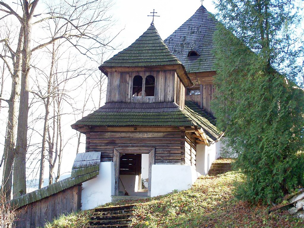 Drevený artikulárny evanjelický kostol Leštiny