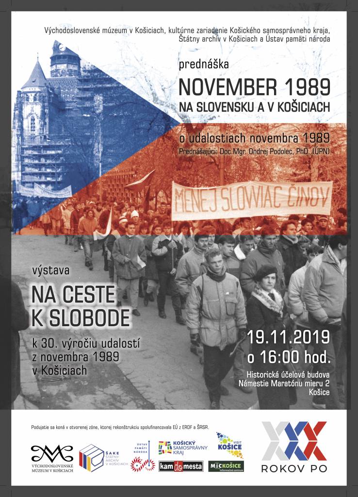 30. výročie Nežnej revolúcie, Kosice NOVEMBER 1989
