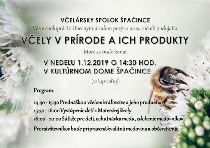 Včelárske popoludnie v Špačinciach