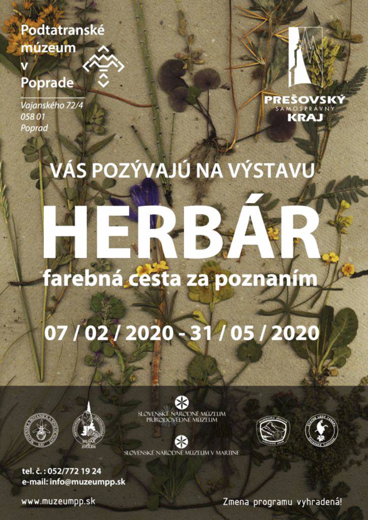 Výstava Herbár – Podtatranské muzeum Poprad
