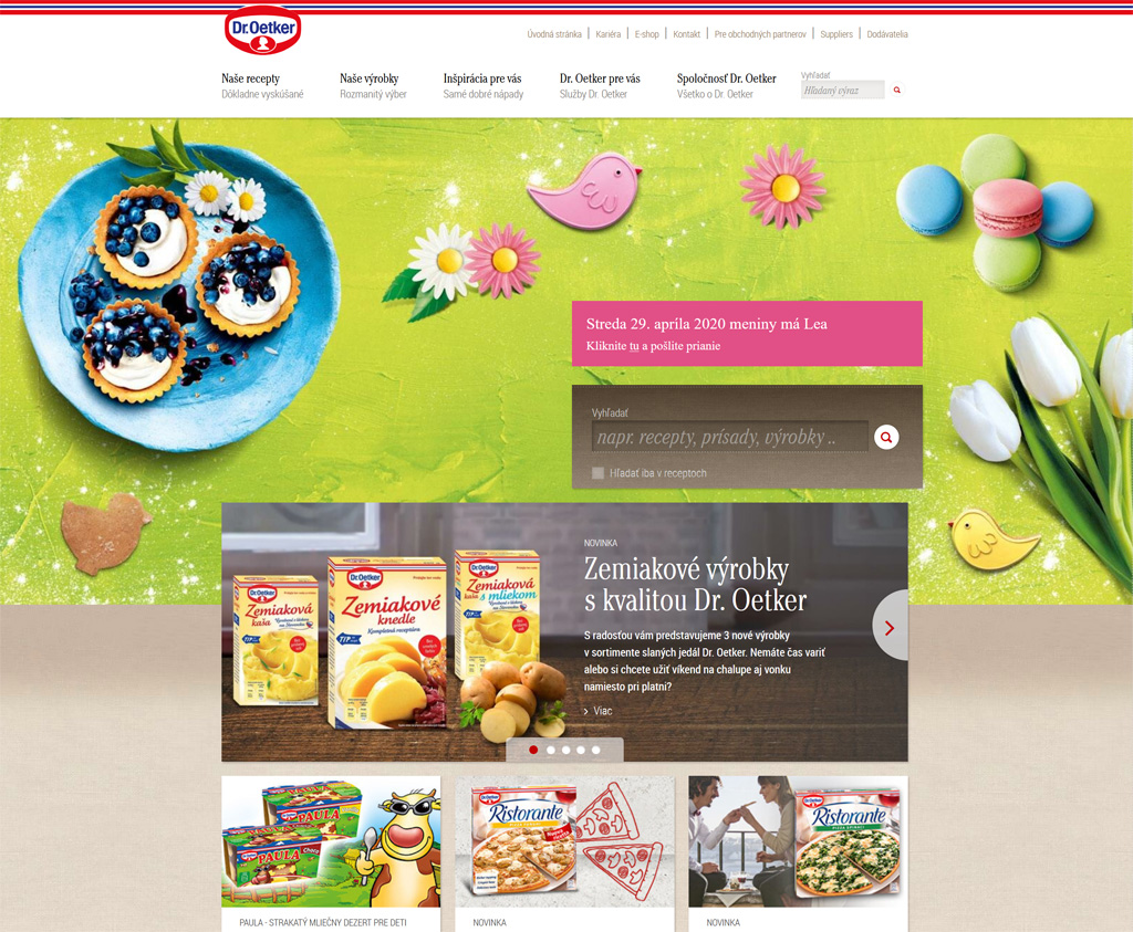 Dr. Oetker eshop