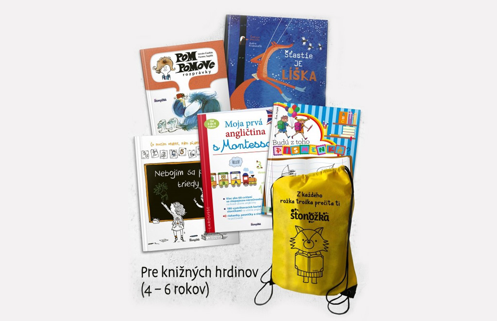 Knižné batôžky, ktoré zabavia deti a pomôžu rodičom , Batoh pre kniznych hrdinov
