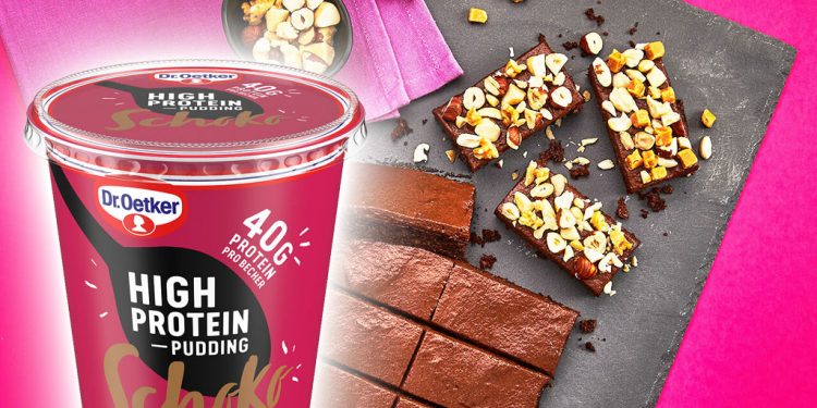 Dr.Oetker_High_Protein Pudding, proteinove-brownie