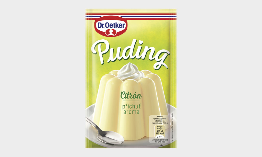 Dr Oetker zvyšuje kvalitu a modernizuje obľúbený rad pudingov, Dr Oetker Puding_ Citron Prichut 37g