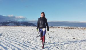 Nordic walking v zime – severská chôdza proti pandémii