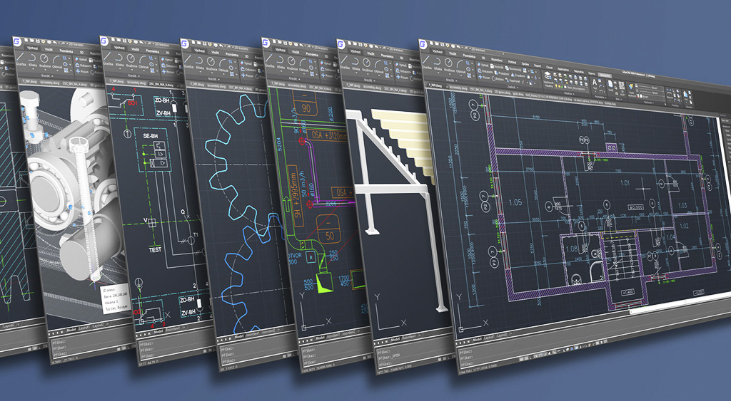 softvér a Odborné školy a program na technické kreslenie CAD