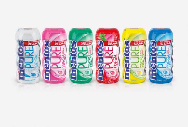 Mentos Pure Fresh žuvačky svieža chuť