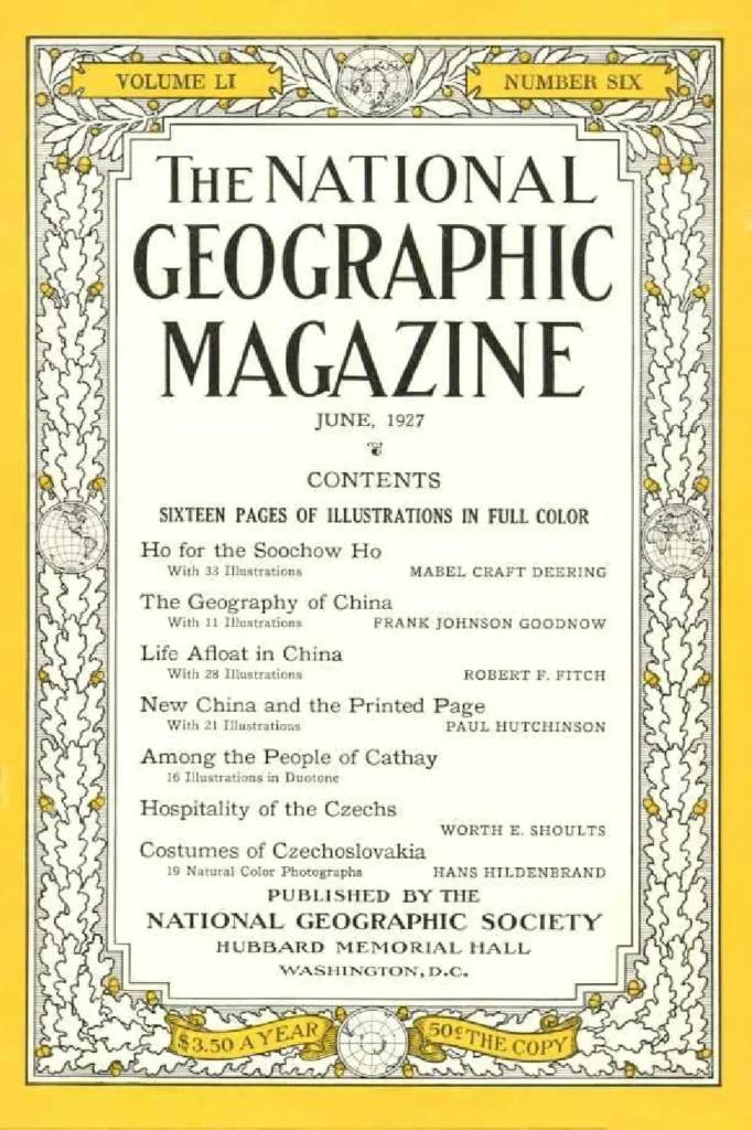 National Geographic Magazine 1927, lexikon.sk