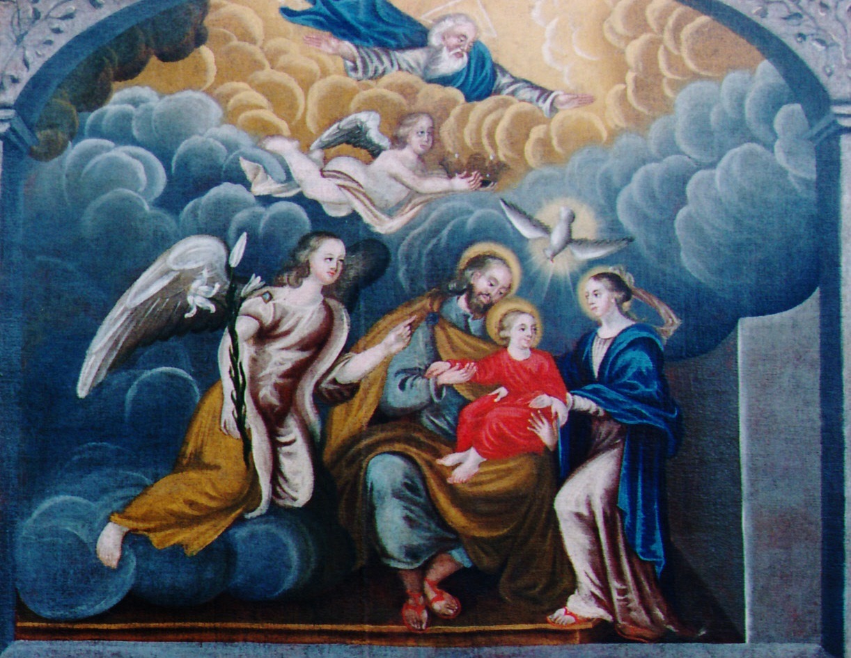 Maľovaný paraván, Svätá rodina