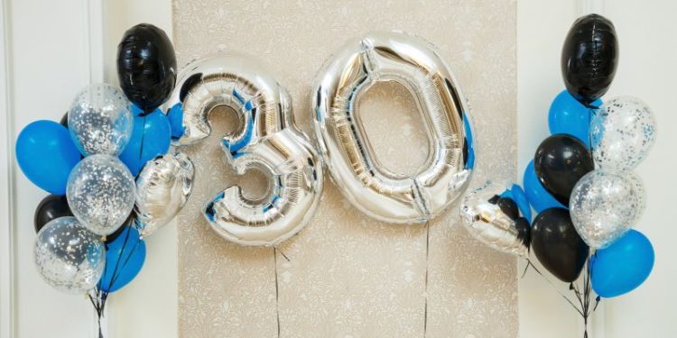 oslavu 30. narodenín