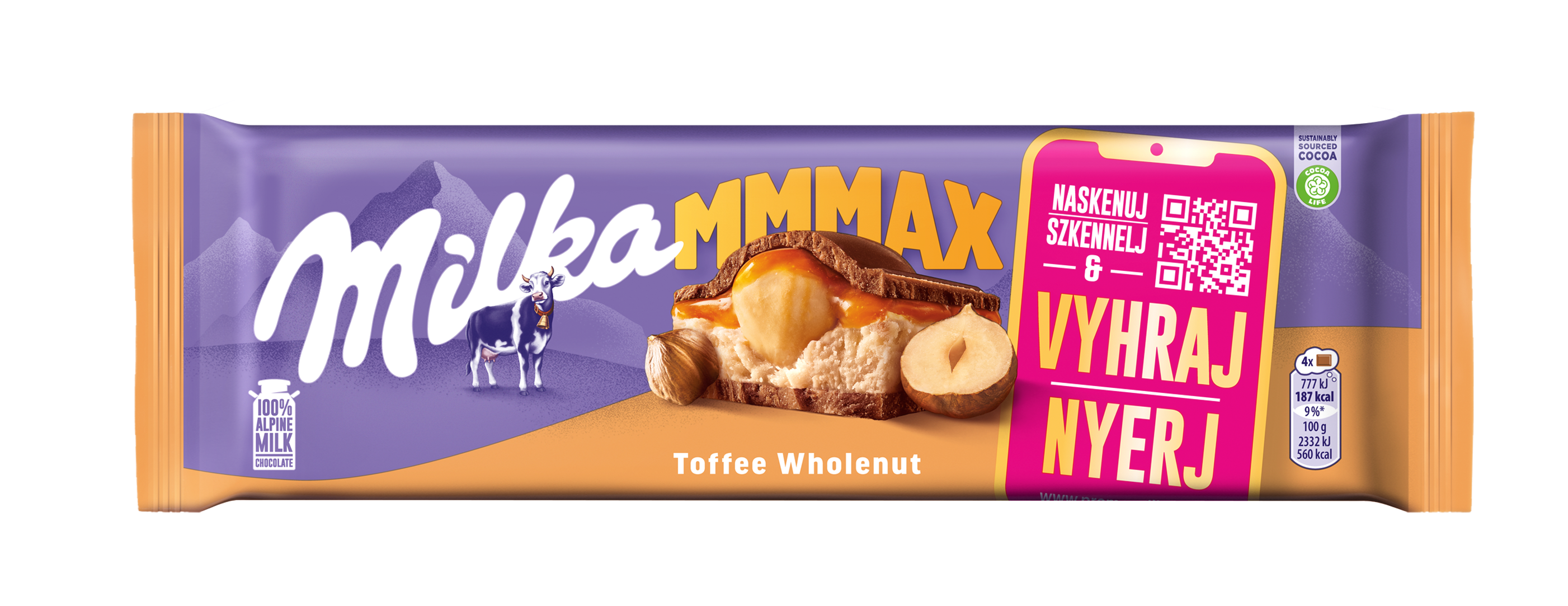 čokoláda MILKA TOFEE