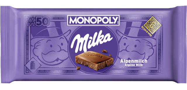 kampaň Milka a MONOPOLY